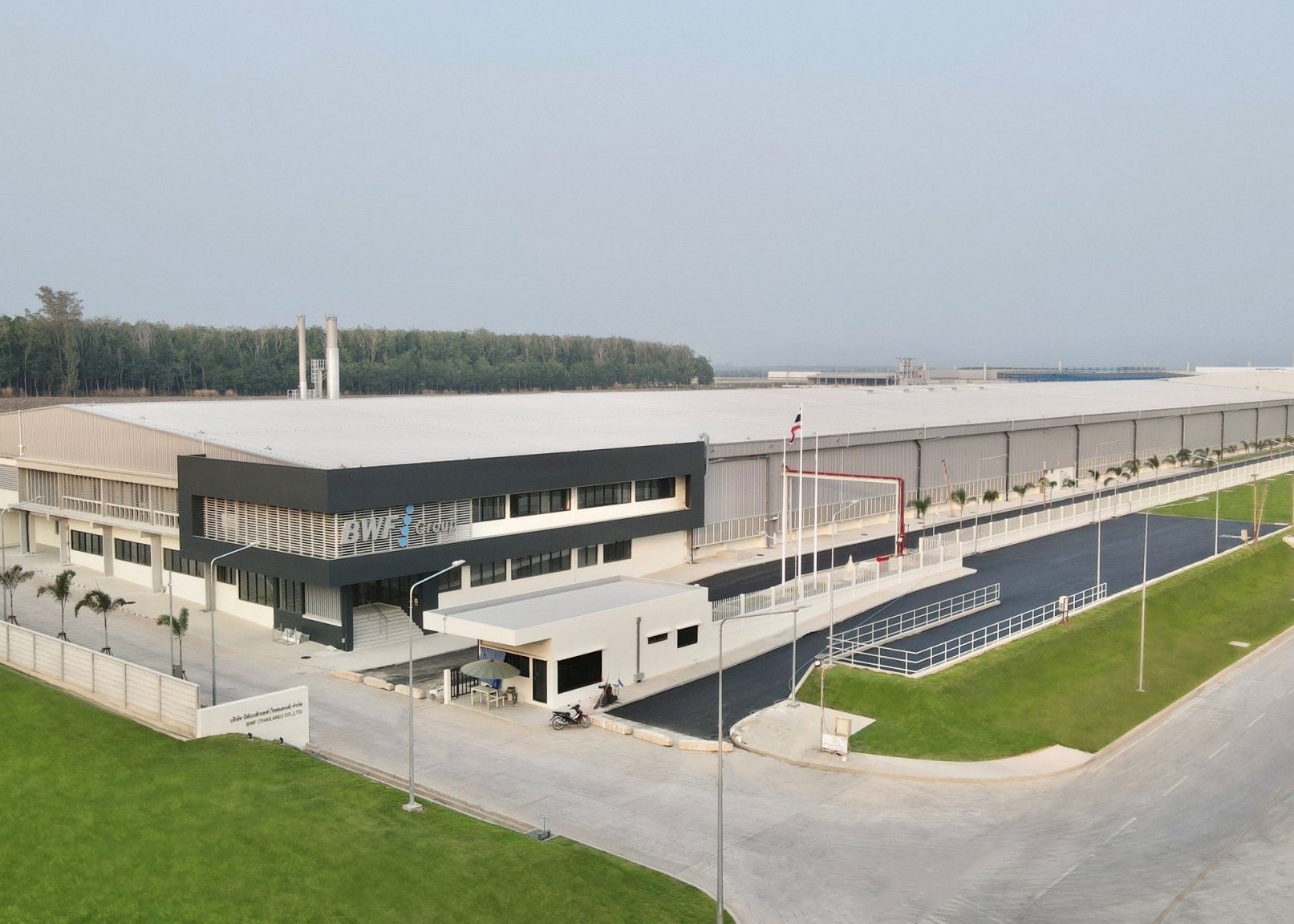 Produktionsgebäude von BWF Group in Thailand