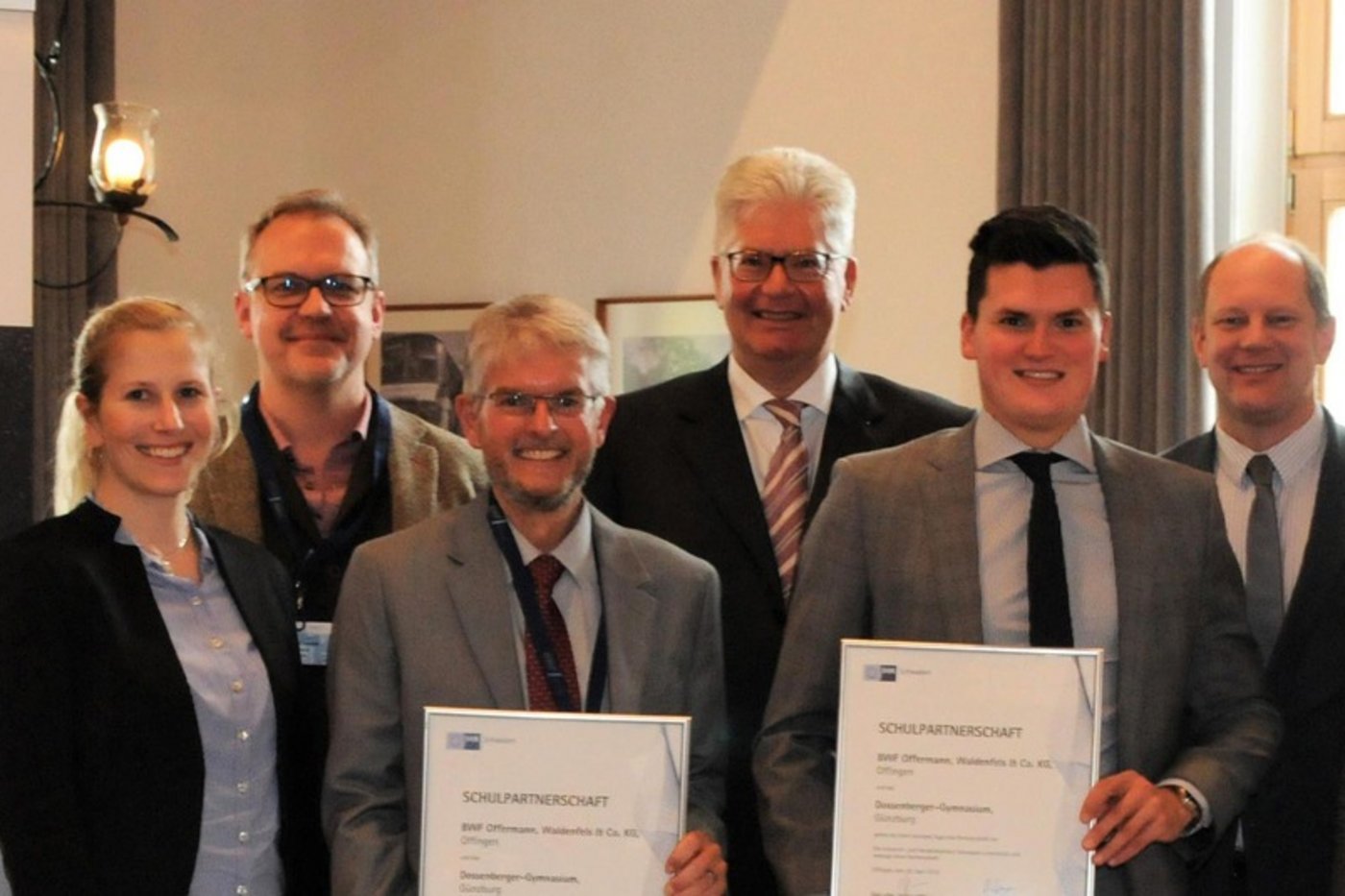 BWF Group Dossenberger Gymnasium Schulpartnerschaft