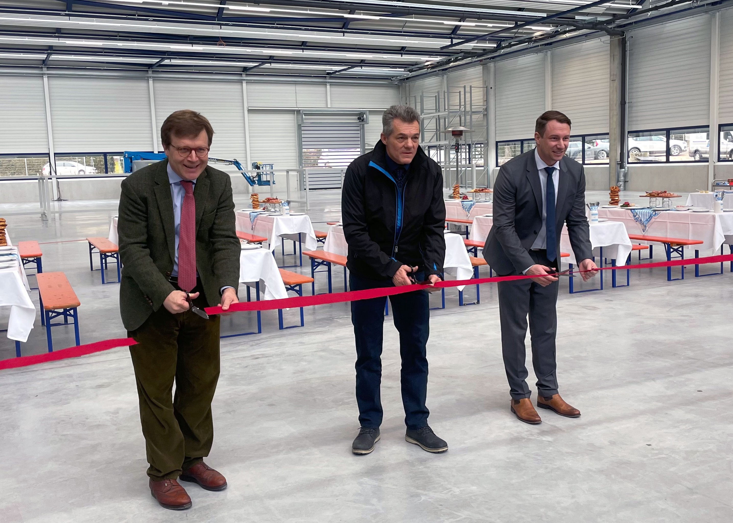 Eröffnung der neuen BWF Envirotec Produktionshalle