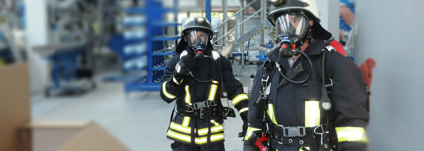 BWF Group Werkfeuerwehr Atemschutzüberwachung Übung