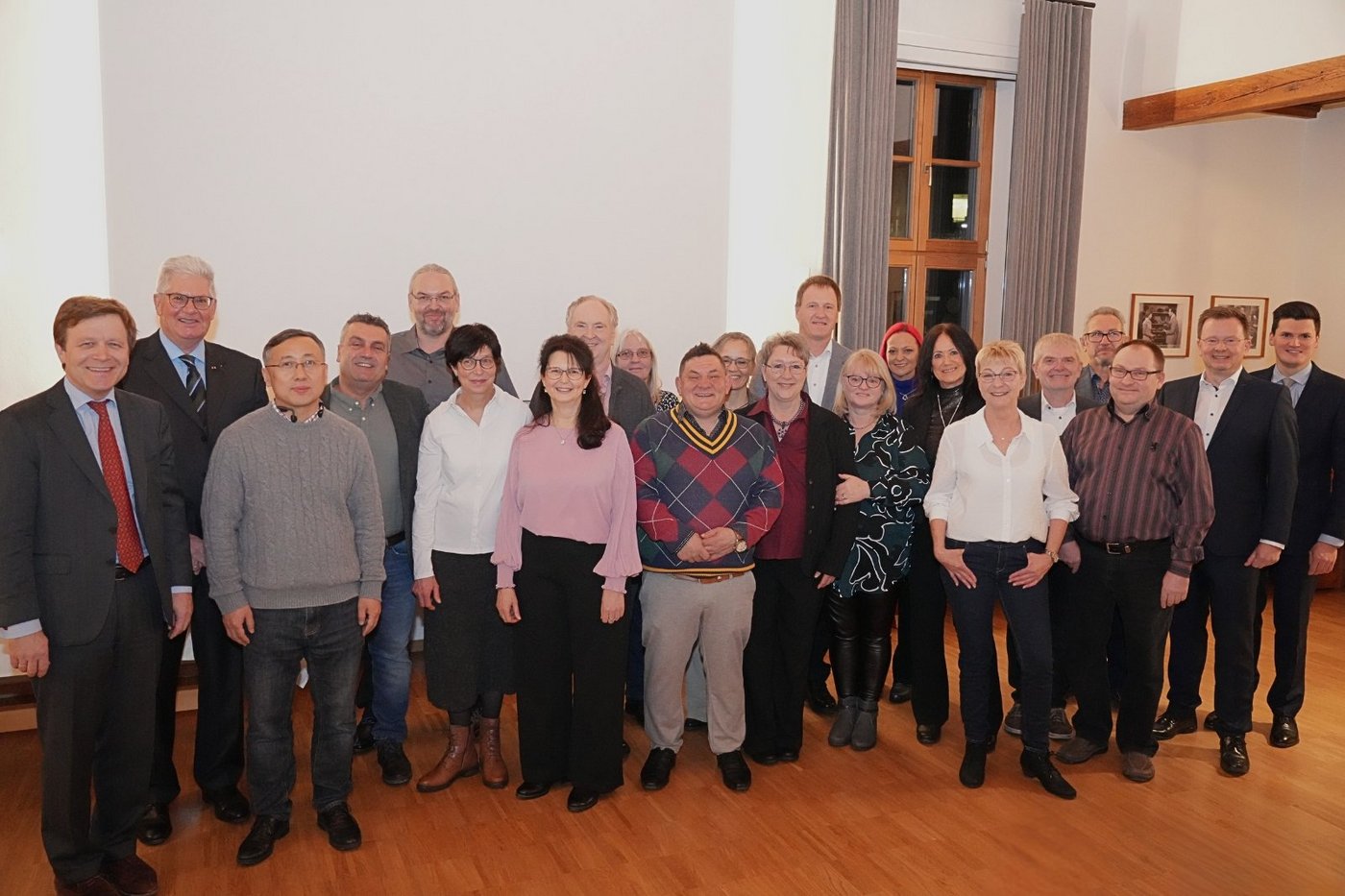 The 2025 jubilarians celebrating 25 and 40 years with BWF Group