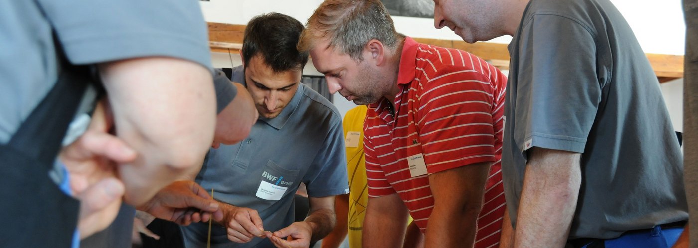 Marshmallow Challenge am Aktionstag der BWF Group