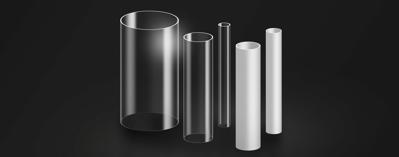 Profiles Tubes made of plastic
