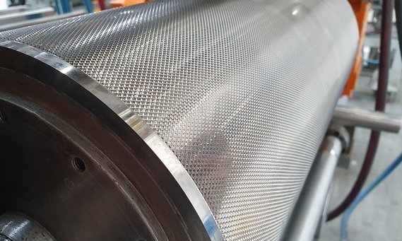 Lichtlenkung durch Inline-Prägung Prägewalze